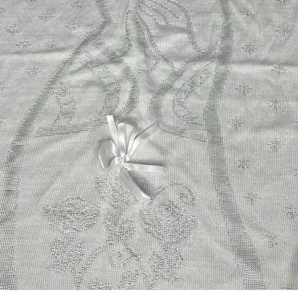 Baptism Blanket Creaciones Baby Patros Afghan Virgin Mary Christening Receiving - Picture 6 of 14
